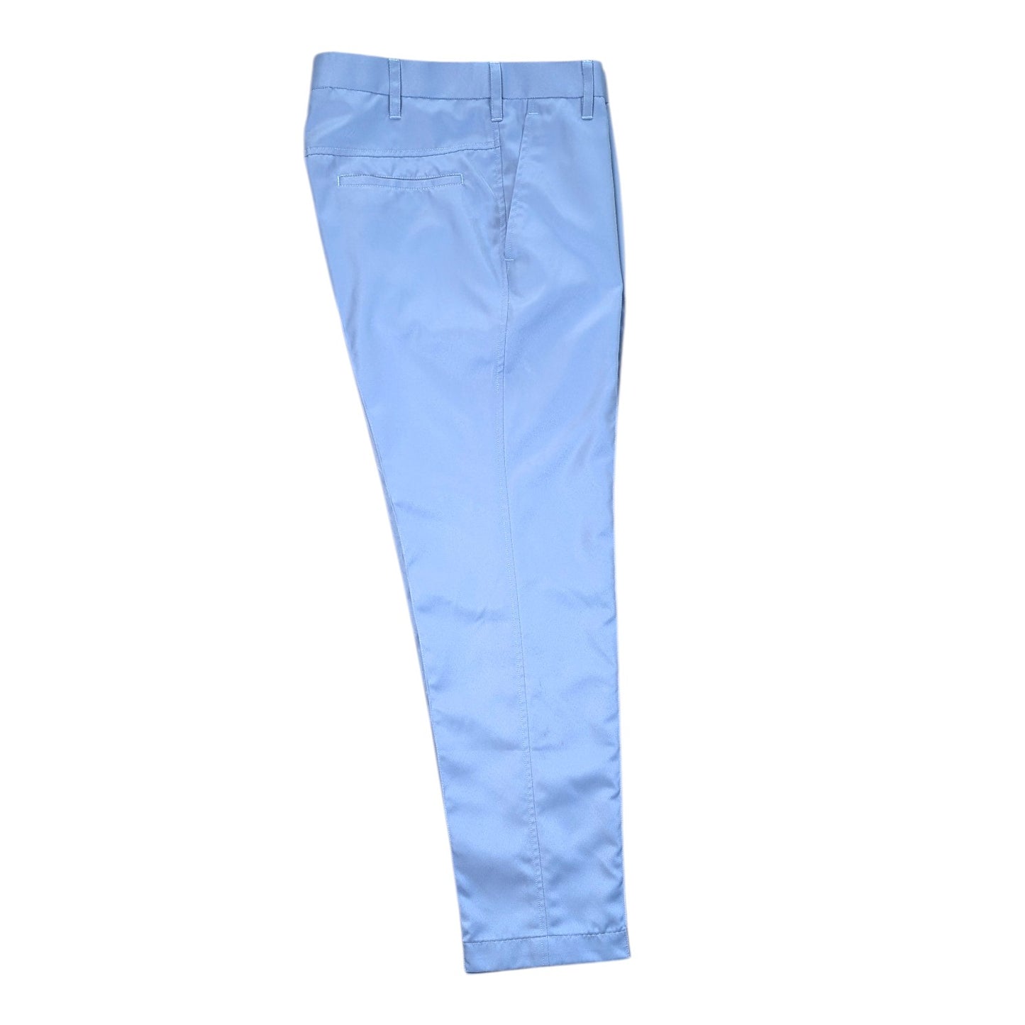 Slate Blue Stay-Pressed Trousers