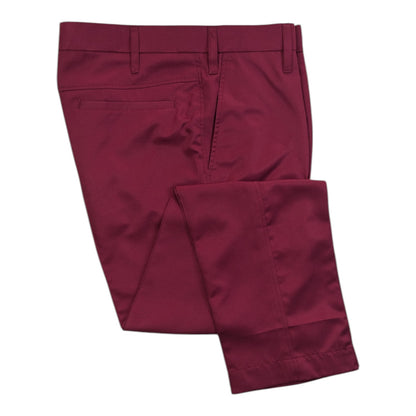 Burgundy Stay-Pressed Trousers