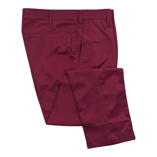 Burgundy Stay-Pressed Trousers