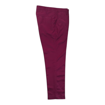 Burgundy Stay-Pressed Trousers