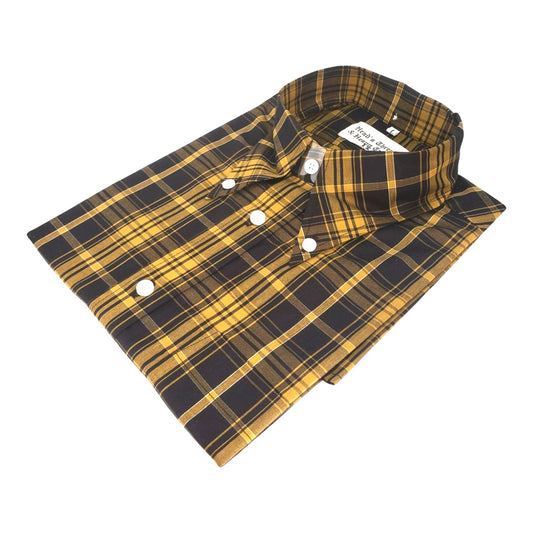 Honey Bee Short-Sleeve Button-Down