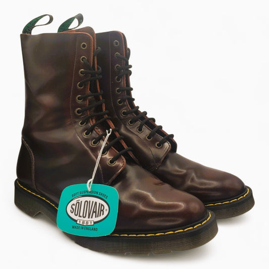 UK10/US11 Solovair Astronauts w/ Yellow Stitching