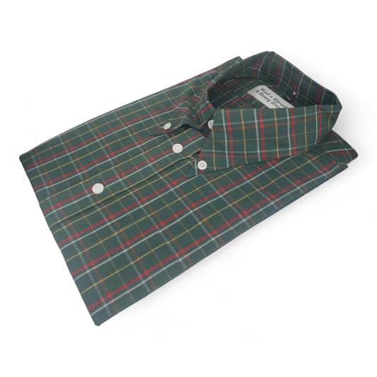 Ivy Green Short-Sleeve Button-Down