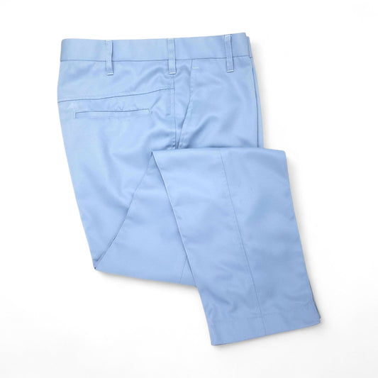 Slate Blue Stay-Pressed Trousers