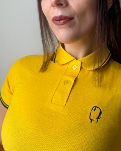 Ladies' Yellow/Black Polo