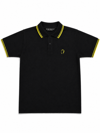 Black/Yellow/Yellow Polo