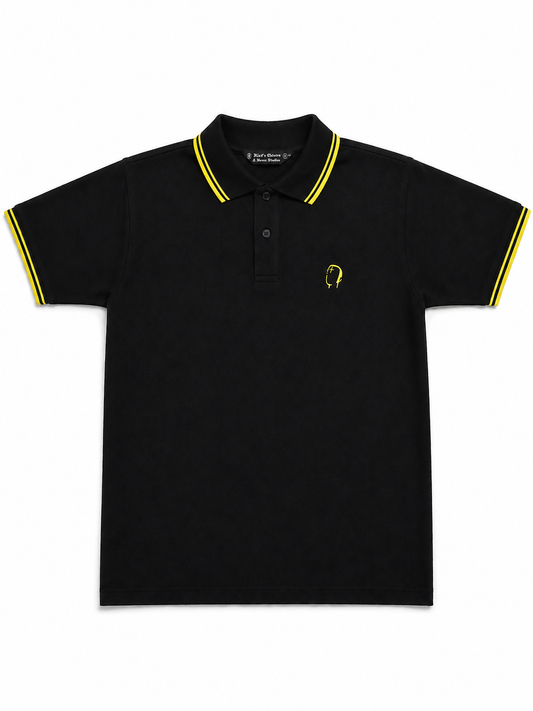 Black/Yellow/Yellow Polo