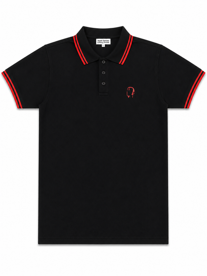 Black/Red/Red Polo