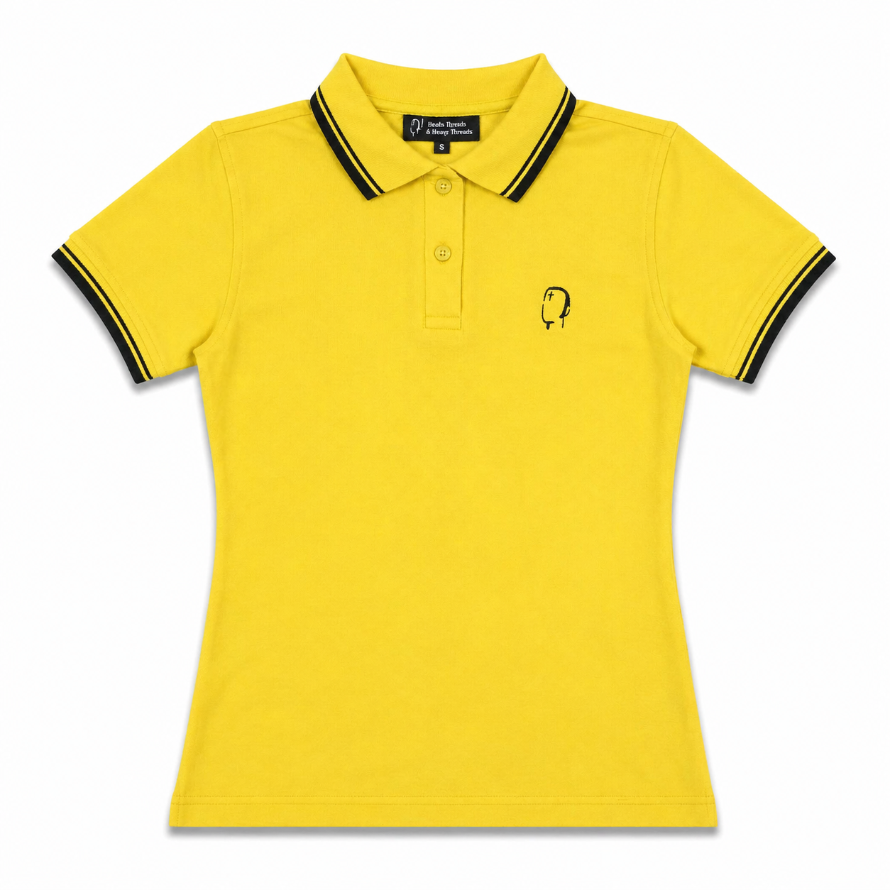 Ladies' Yellow/Black Polo