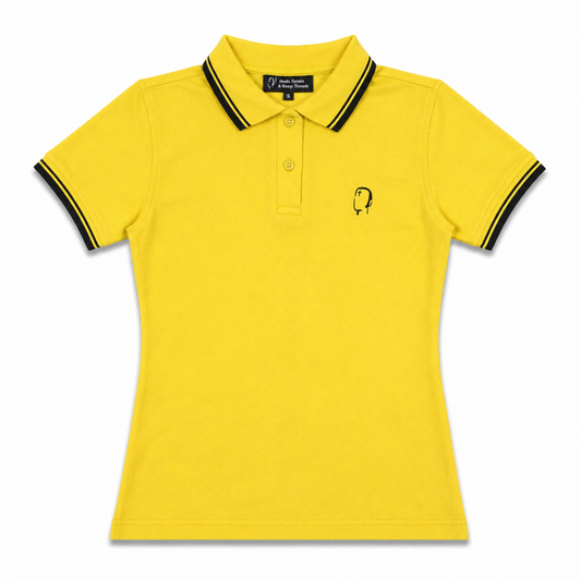 Ladies' Yellow/Black Polo