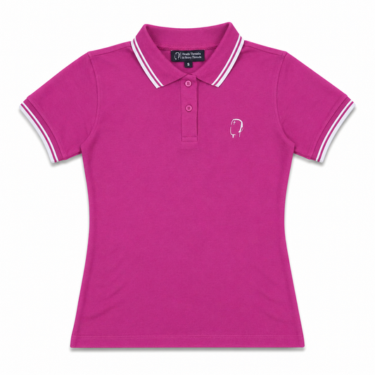 Ladies' Pink/White Polo