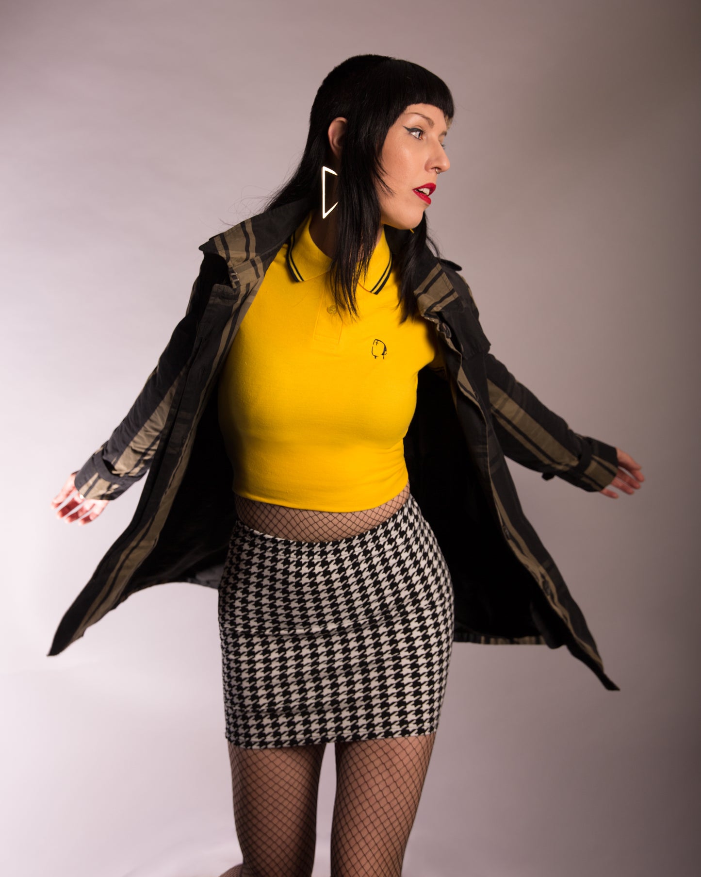 Ladies' Yellow/Black Polo