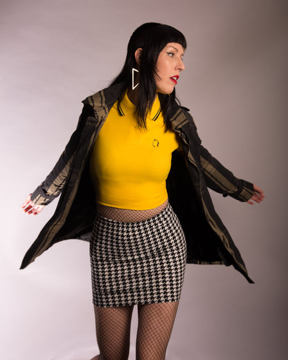 Ladies' Yellow/Black Polo