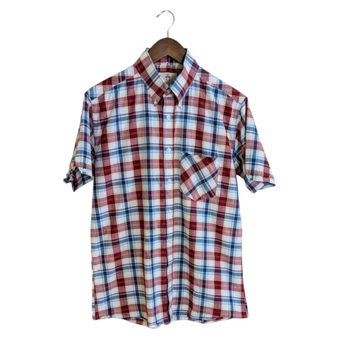 XL Real Hoxton White Red and Blue Short-Sleeve