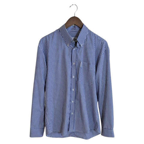 XL Jeggae Garment Blue Gingham L/S