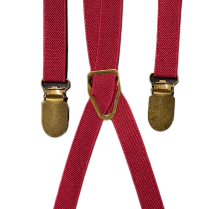 Clip-on Braces w/ Brass Hardware