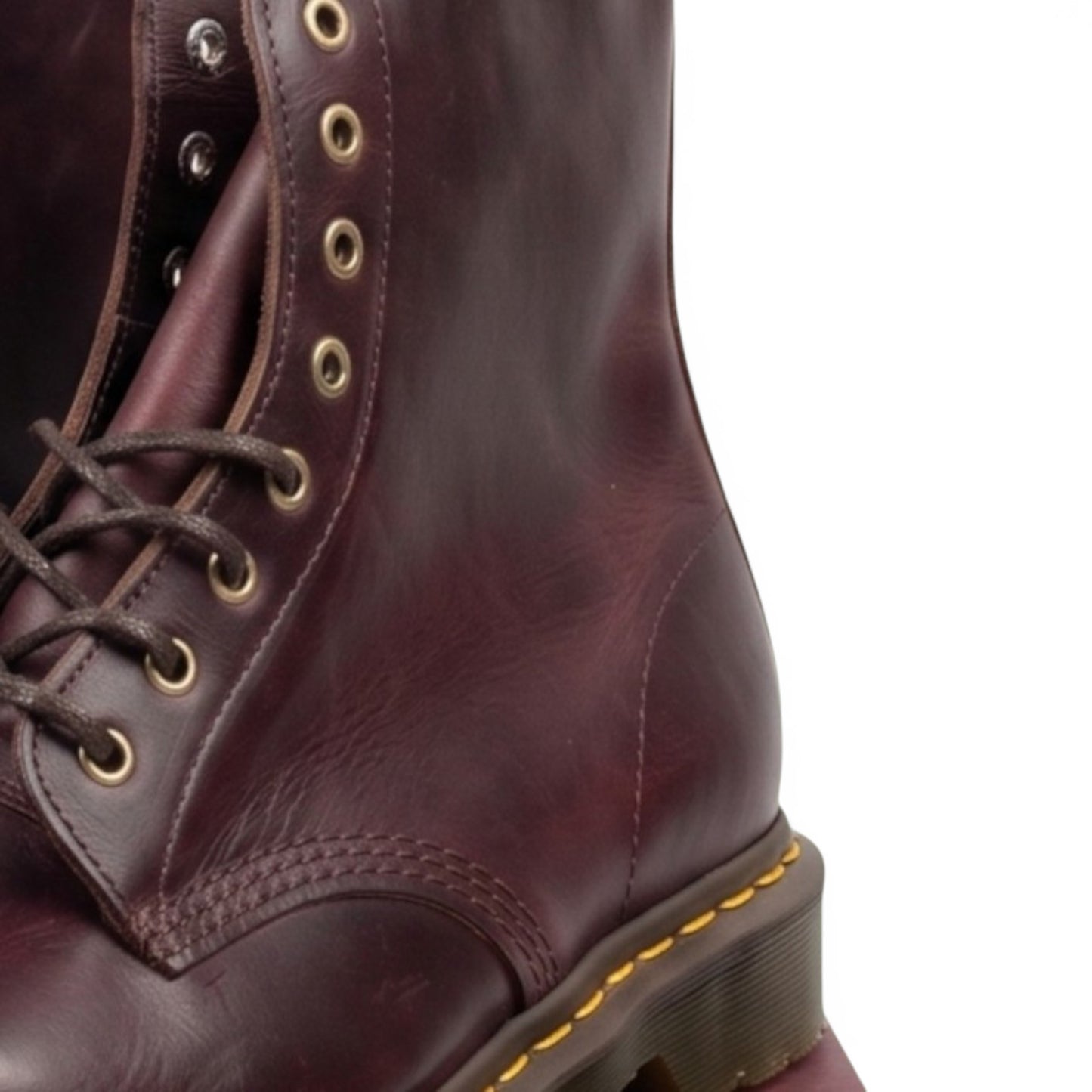 UK10/US11 NIB Horween No. 8 Burgundy/Oxblood CXL Dr. Martens Boots Made in England 1460 Pascal