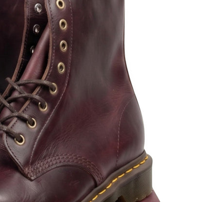 UK10/US11 NIB Horween No. 8 Burgundy/Oxblood CXL Dr. Martens Boots Made in England 1460 Pascal