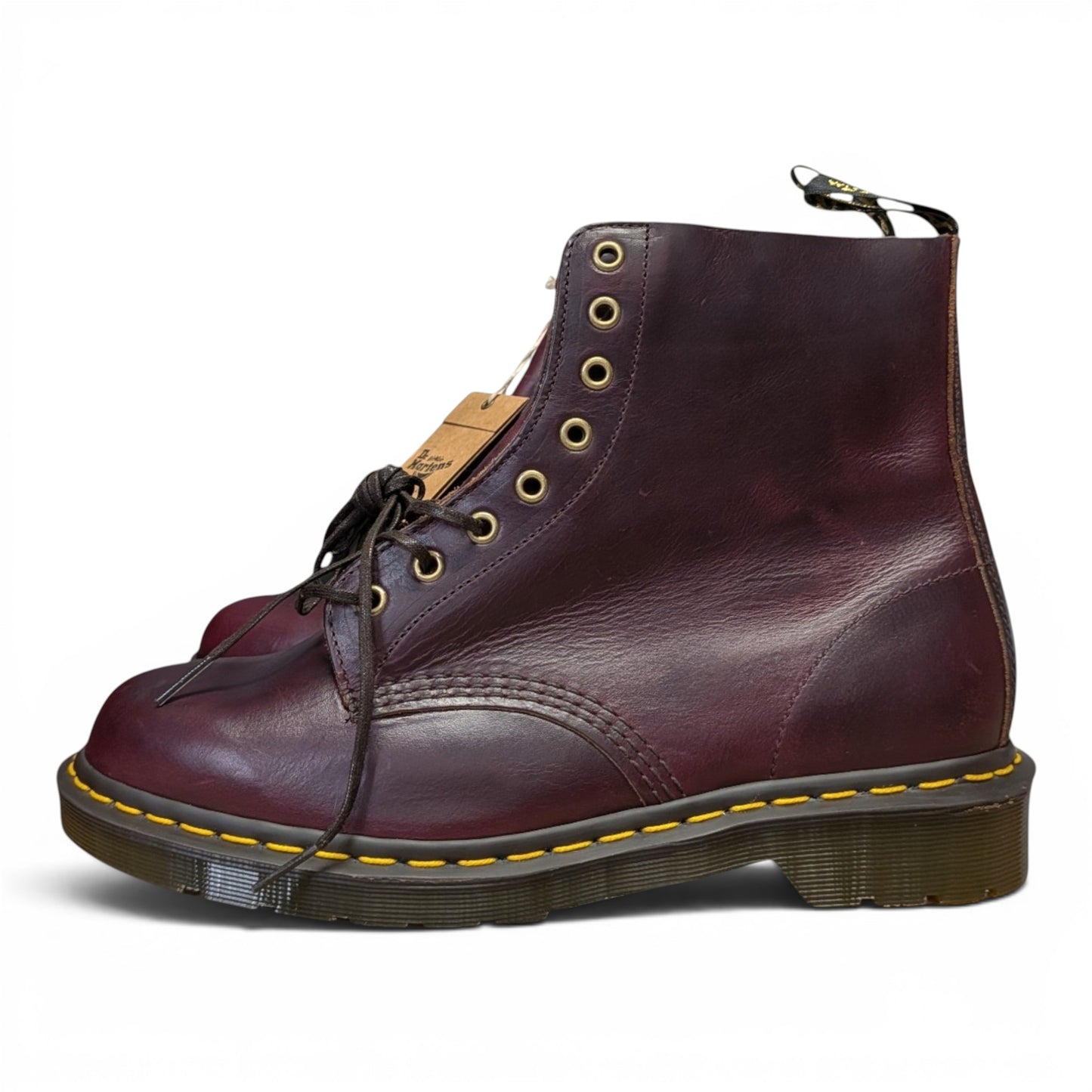 UK10/US11 NIB Horween No. 8 Burgundy/Oxblood CXL Dr. Martens Boots Made in England 1460 Pascal