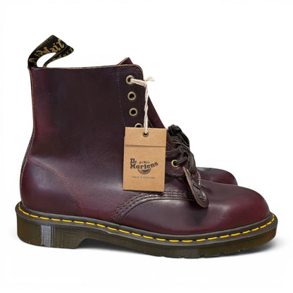 UK10/US11 NIB Horween No. 8 Burgundy/Oxblood CXL Dr. Martens Boots Made in England 1460 Pascal