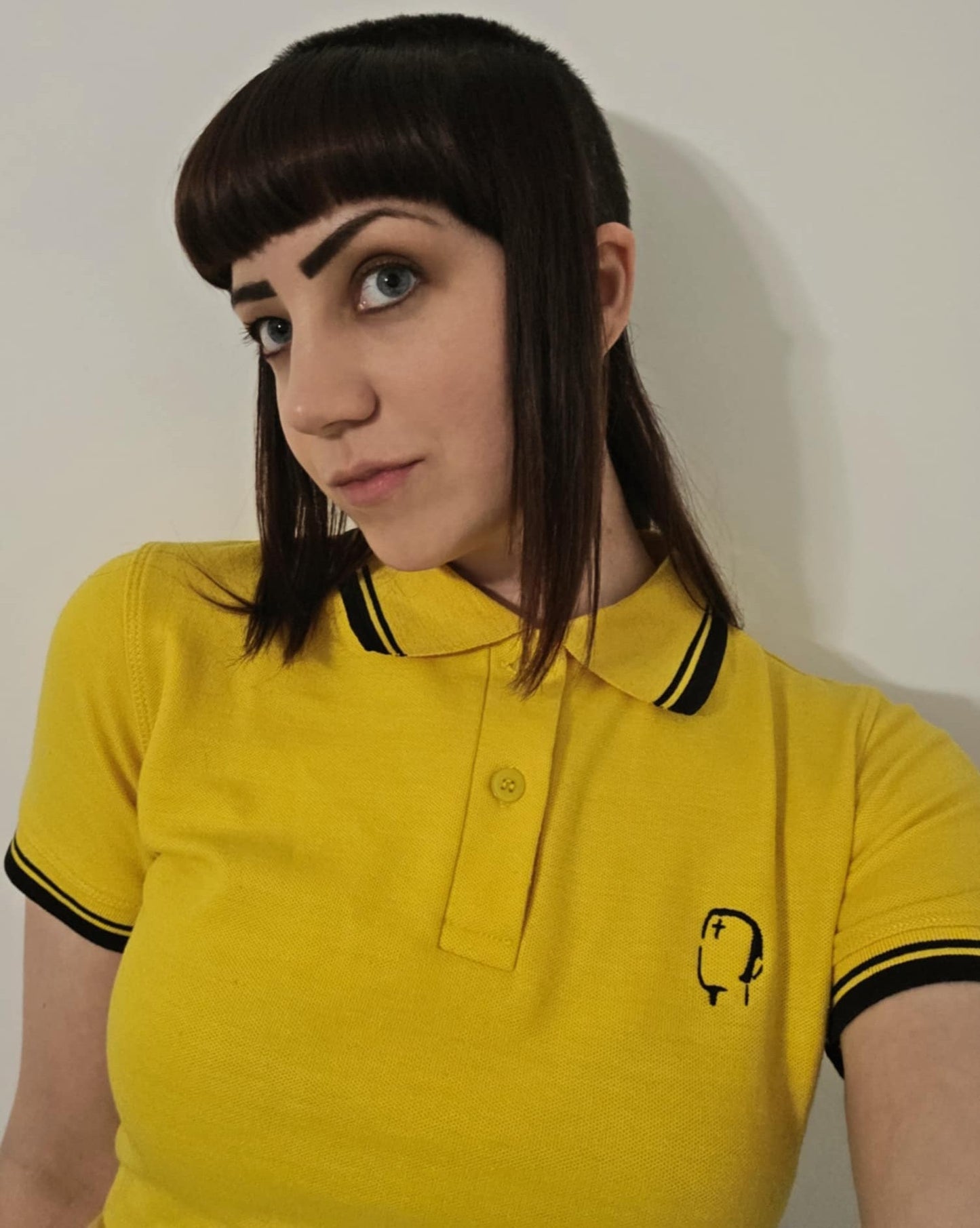 Ladies' Yellow/Black Polo