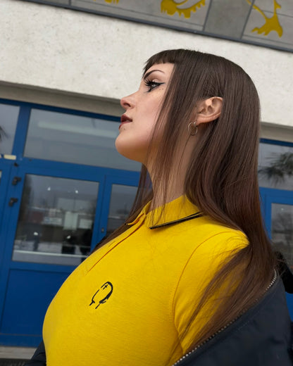 Ladies' Yellow/Black Polo