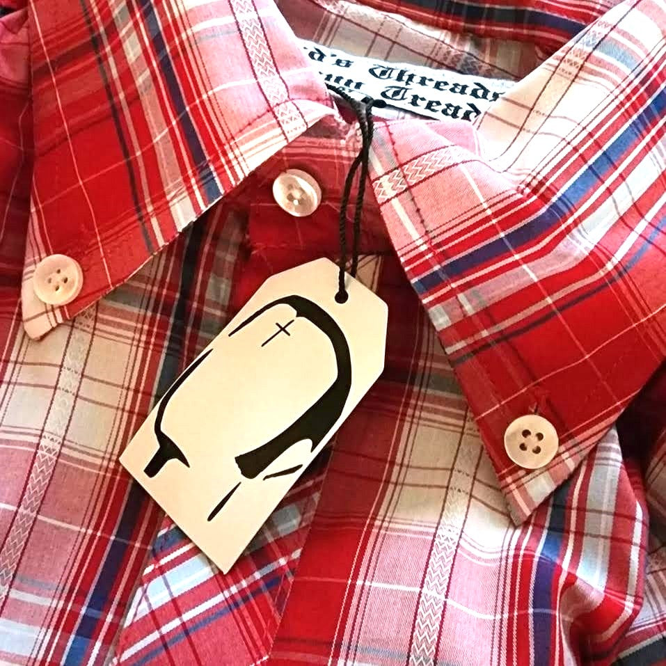Red Check Short Sleeve Button-Down